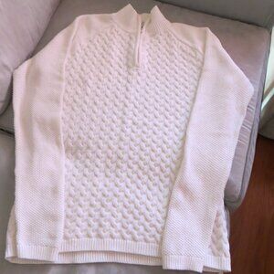 Women's Croft and Barrow White Sweater